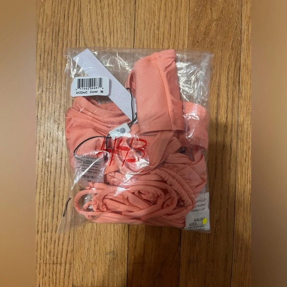 MONICA HANSEN Rectangle Top and Slay Baby Bottoms in Coral - Picture 10 of 11